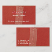 Carte De Visite Conseiller (Devant / Derrière)