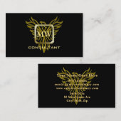 Carte De Visite Conseiller, carré d'or, Phoenix en hausse (Devant / Derrière)