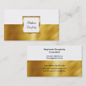 Carte De Visite Conseiller chic (Devant / Derrière)