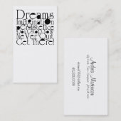 Carte De Visite Conseiller Coach de Vie (Devant / Derrière)