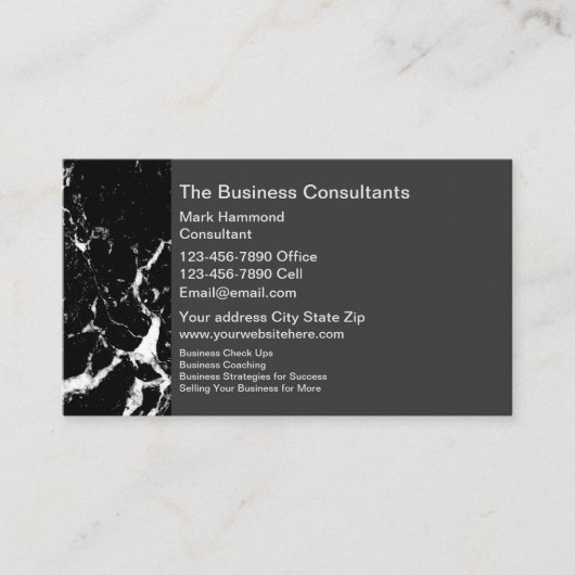Carte De Visite Conseiller commercial professionnel (Devant)