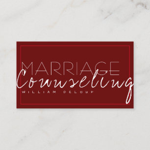 Carte De Visite Conseiller conjugal Thérapeute de couple