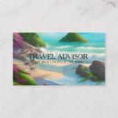 Carte De Visite Conseiller de voyage Îles (Devant)