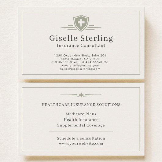 Carte De Visite Conseiller en assurance