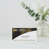 CARTE DE VISITE CONSEILLER EN BOURSE VALEURS INVESTISSEMENT (Debout devant)