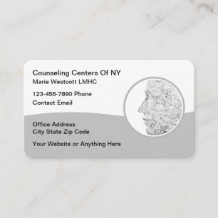 Carte De Visite Conseiller en santé mentale unique Psychothérapie