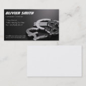 Carte De Visite Conseiller Financier (Devant / Derrière)