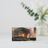 Carte De Visite Conseiller financier (Debout devant)