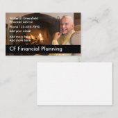Carte De Visite Conseiller financier (Devant / Derrière)