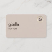 Carte De Visite Conseiller financier Code QR or neutre (Devant)
