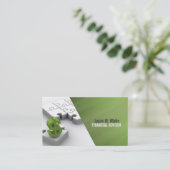 Carte De Visite Conseiller financier, Consultant en argent, Consei (Debout devant)