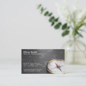 Carte De Visite Conseiller financier, gestionnaire de patrimoine. (Debout devant)