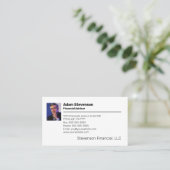 Carte De Visite Conseiller financier | Planner Professionnel (Debout devant)