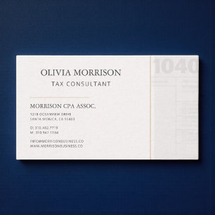 Carte De Visite Conseiller fiscal professionnel