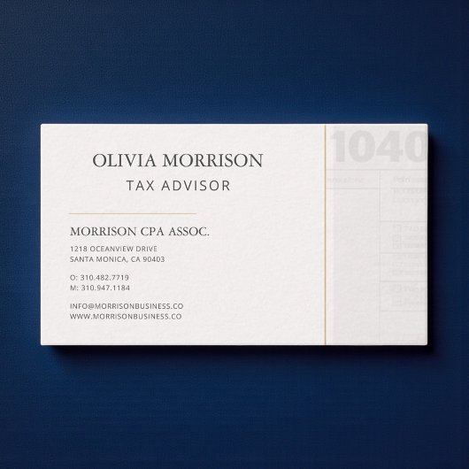 Carte De Visite Conseiller Fiscal Professionnel