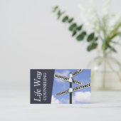 Carte De Visite Conseiller le thérapeute de l'entraîneur de vie, (Debout devant)