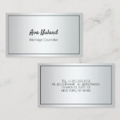 Carte De Visite Conseiller matrimonial (Devant / Derrière)