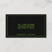 Carte De Visite Conseiller matrimonial Dark (Dos)