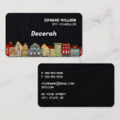 Carte De Visite Conseiller municipal (Devant / Derrière)
