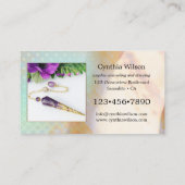 Carte De Visite Conseiller Spirituel Dowsing Pendulum Photo (Dos)