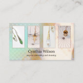 Carte De Visite Conseiller Spirituel Dowsing Pendulum Photo (Devant)