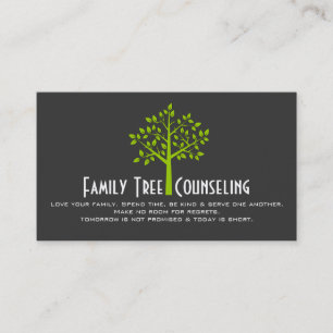 Carte De Visite Conseiller Spirituel pour la Famille de l'Arbre Ve
