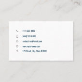 Carte De Visite Conseiller sur mesure lavande (Dos)