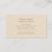 Carte De Visite Conseiller thérapeutique (Dos)