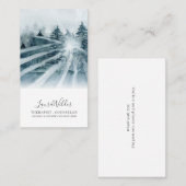 Carte De Visite Conseiller Thérapeutique Lumière Solaire À Travers (Devant / Derrière)