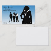 Carte De Visite Conseillère commerciale femme (Devant / Derrière)