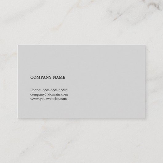 Carte De Visite Conseillère en réseau simple et propre (Dos)