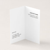 Carte De Visite Conseillère minimale Elegant Blanc CircuitBoard (Intérieur)