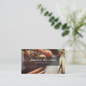 Carte De Visite Conseillère professionnelle Diéticienne Entraîneur (Debout devant)