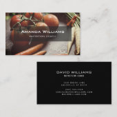 Carte De Visite Conseillère professionnelle Diéticienne Entraîneur (Devant / Derrière)