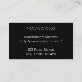 Carte De Visite Conseillers modernes et simples en droit (Dos)