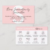 Carte De Visite Conseils de post-traitement de la contamination de (Devant / Derrière)