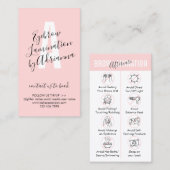 Carte De Visite Conseils de soins postérieurs à la contamination (Devant / Derrière)