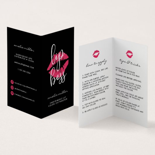 Carte De Visite Conseils et astuces du distributeur de produits Li (Intérieur et extérieur)