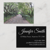 Carte De Visite Conservatory Garden Central Park NYC Photographie (Devant / Derrière)