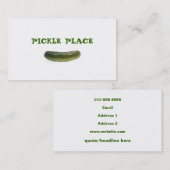 Carte De Visite Conserves au vinaigre (Devant / Derrière)