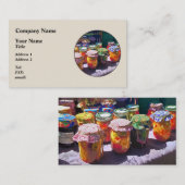 Carte De Visite Conserves au vinaigre et gelées (Devant / Derrière)