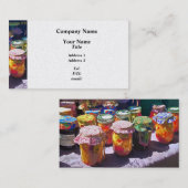 Carte De Visite Conserves au vinaigre et gelées (Devant / Derrière)