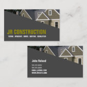 CARTE DE VISITE CONSIDÉRANT L'INSULATION SUR LE TOIT DES PORTES WI (Devant / Derrière)