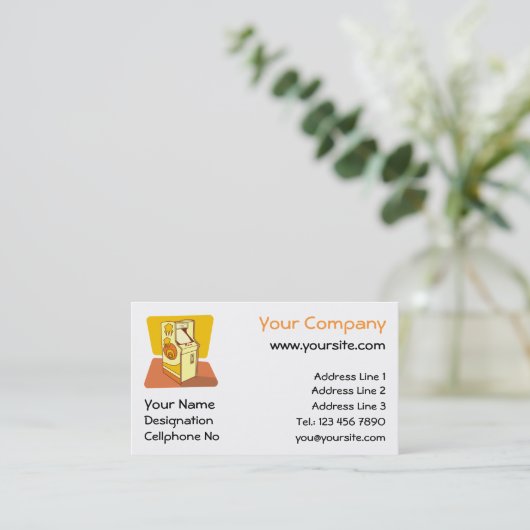 Carte De Visite Console de jeu haute arcade (Debout devant)
