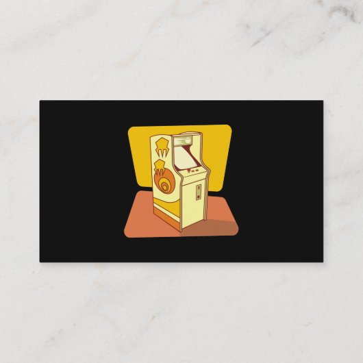 Carte De Visite Console de jeu haute arcade (Dos)