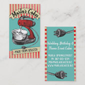 Carte De Visite Consommateur rétro-mélangeur couleur sur mesure bo (Devant / Derrière)