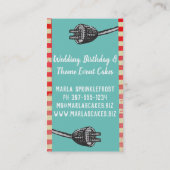 Carte De Visite Consommateur rétro-mélangeur couleur sur mesure bo (Dos)