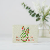 Carte De Visite Consommation pour la paix (Debout devant)