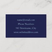 Carte De Visite Constellation, Art Fractal Abstrait Imaginaire (Dos)