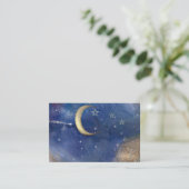 Carte de visite Constellation, Astrologie, Lune, É (Debout devant)